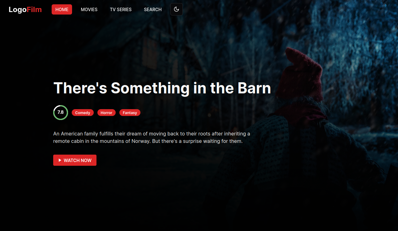 Movie discovery website